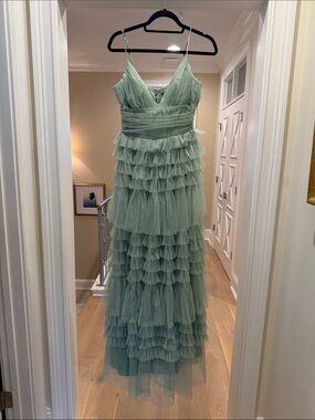 belk | Dresses | Formal Green Maxi Dress | Poshmark